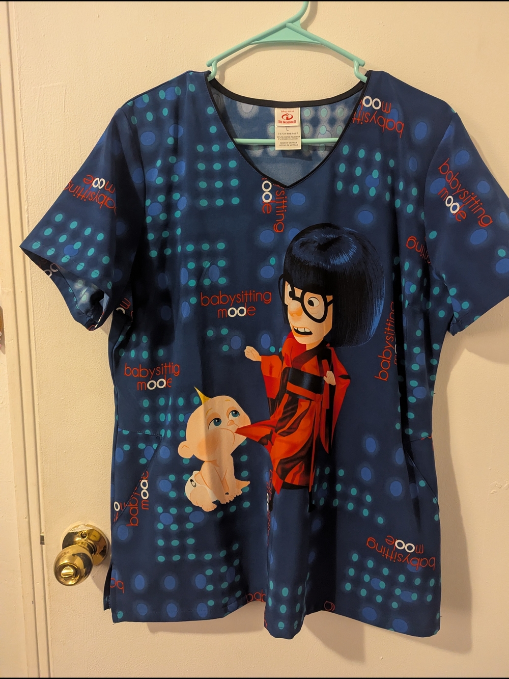 The Incredibles Scrub Top